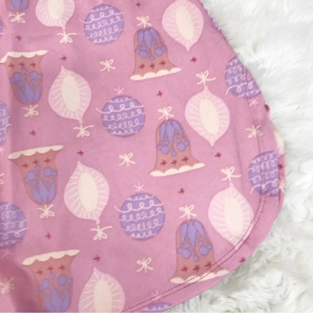 DOT DOT SMILE‎ Girls Pink Christmas Swing Dress Size 2T Pink Ornaments Holiday